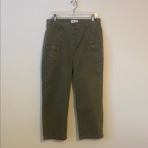 Frame Denim Women's Olive Cargo Pants